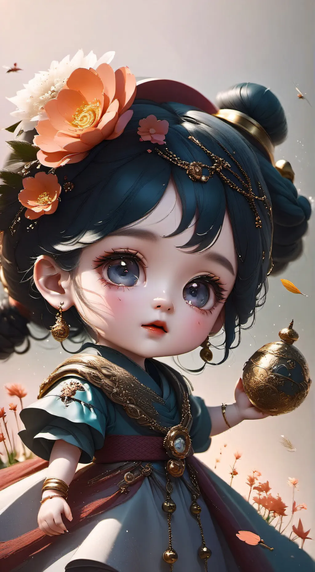 ai character: Niña background