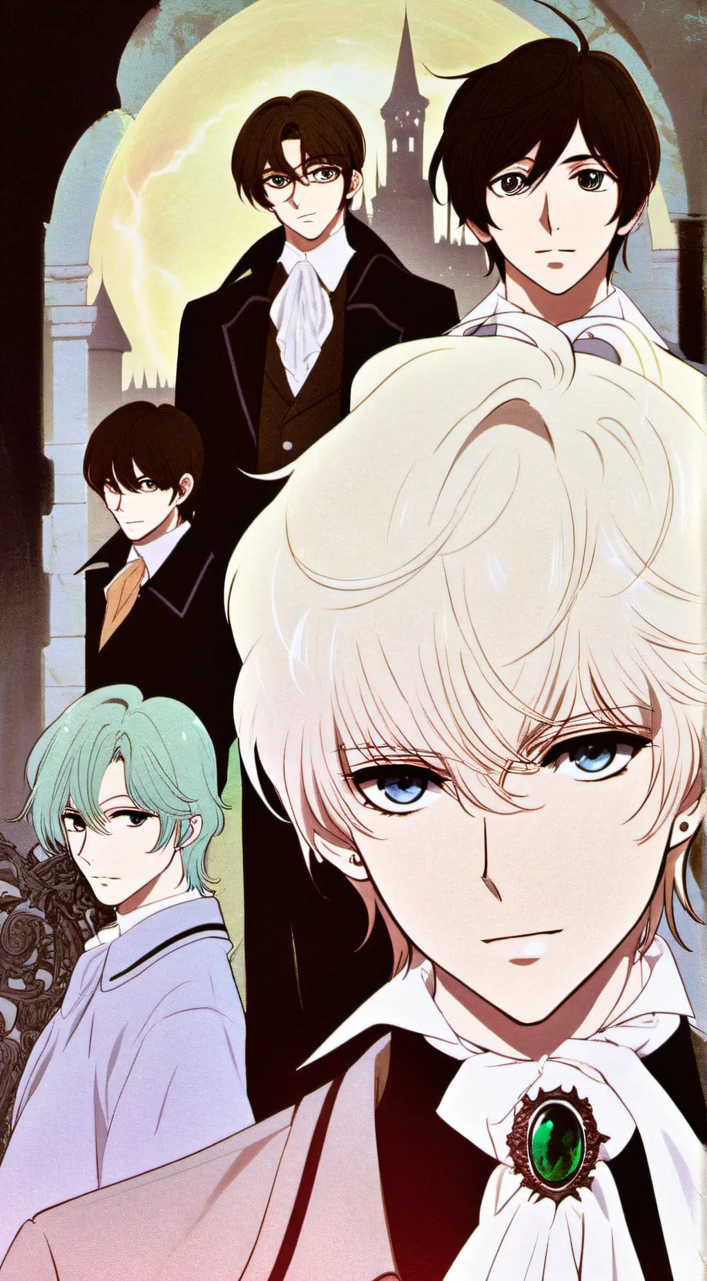 ai character: 7 vampire boys background
