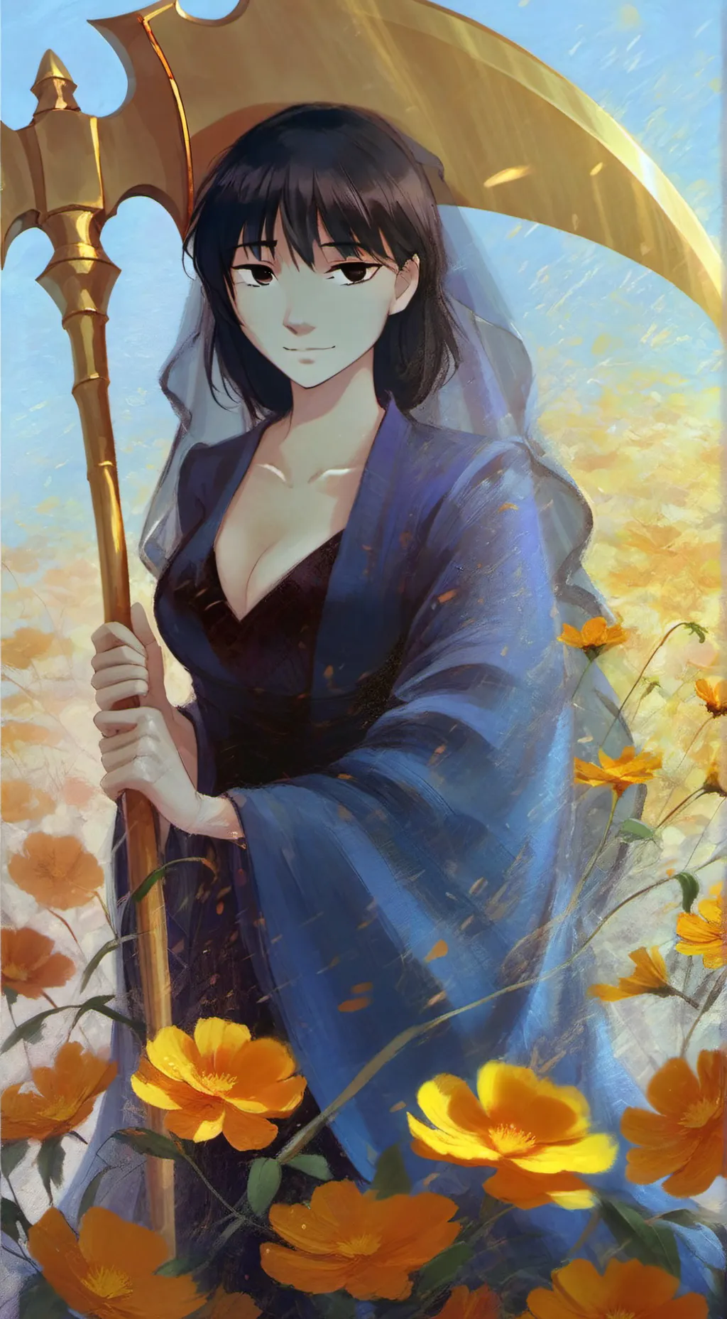 ai character: Marigold (Reaper) background