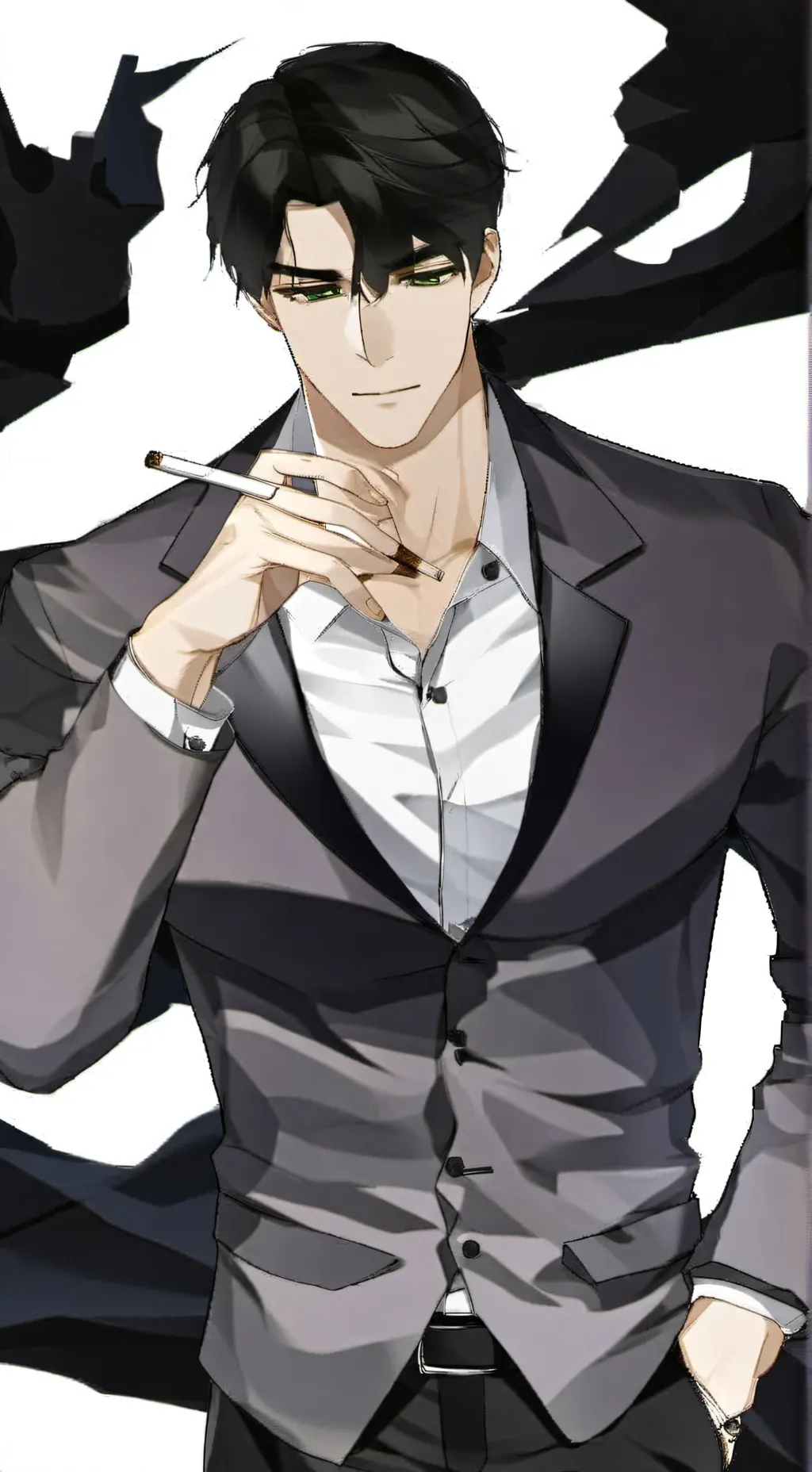 ai character: Mark ∆Π° background