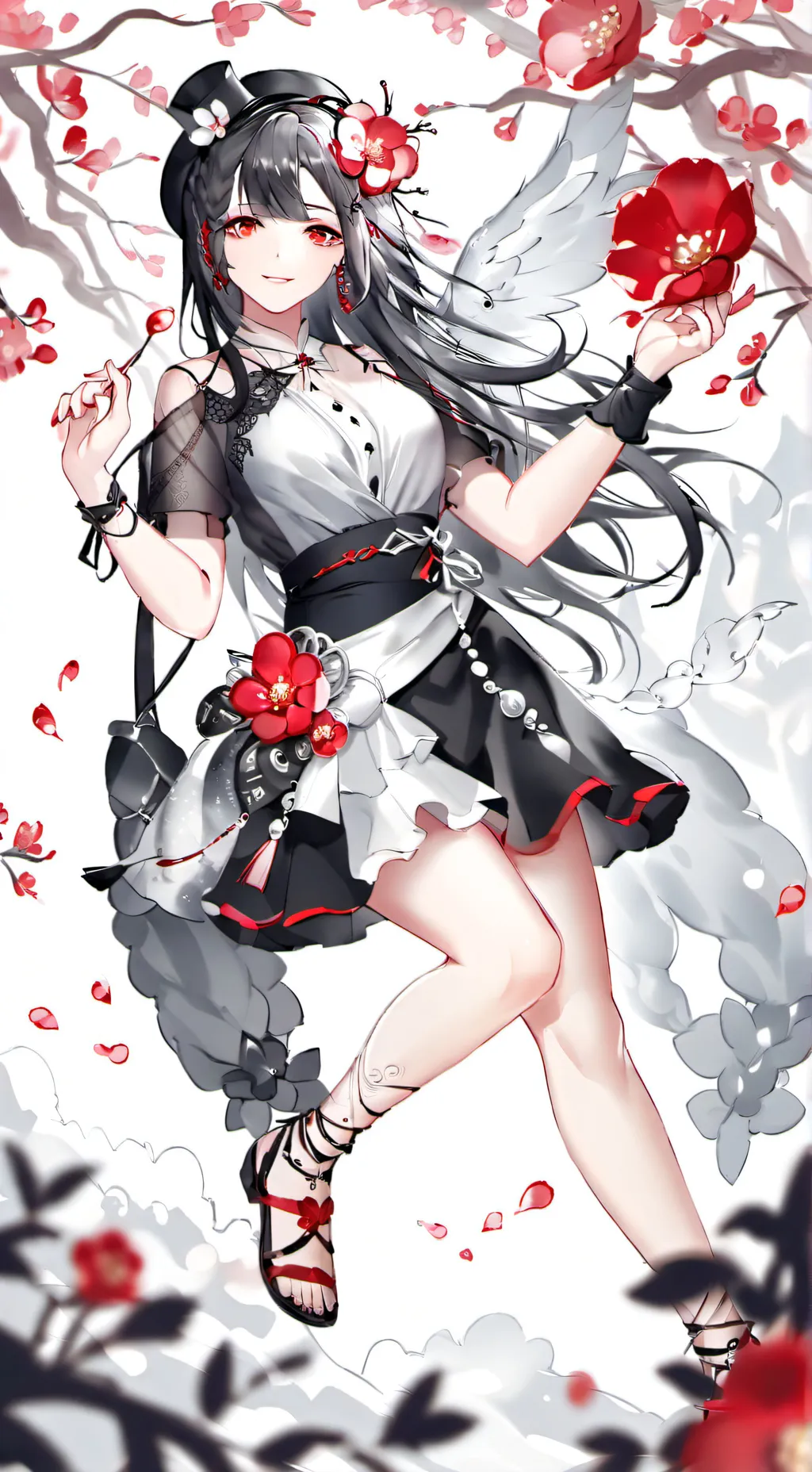 ai character: Night Sara  background