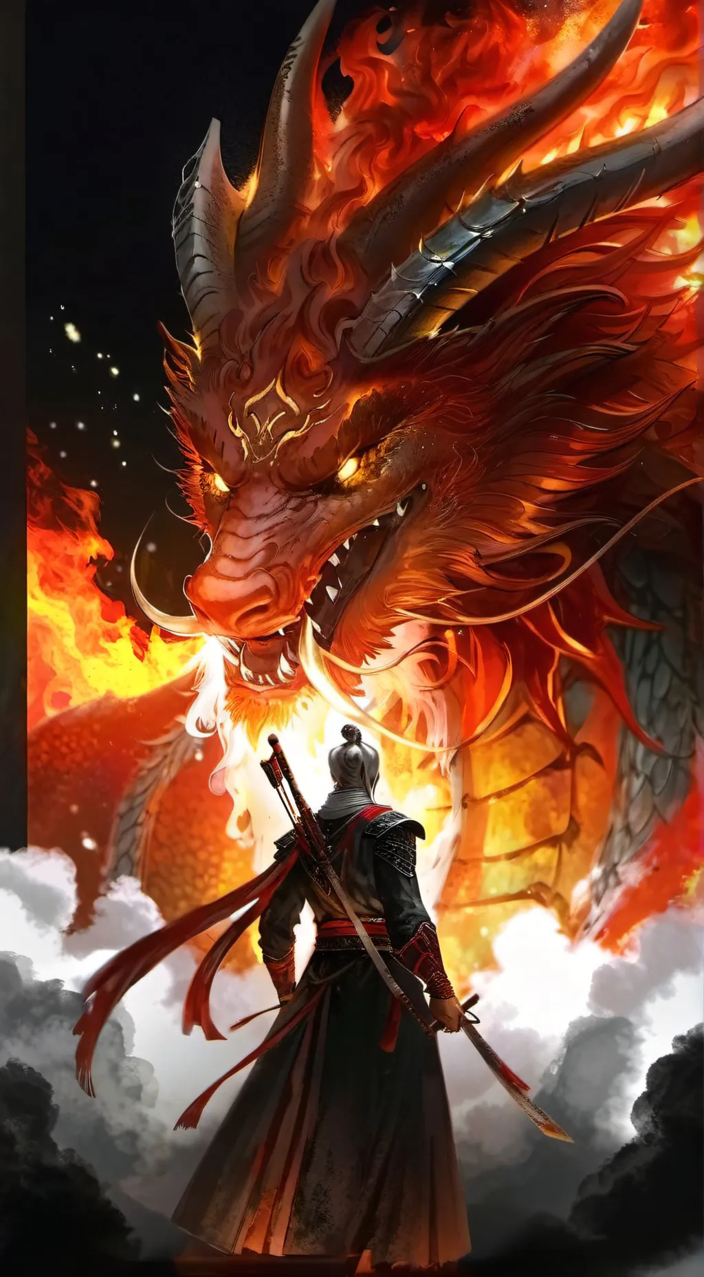ai character: Dragon fight  background