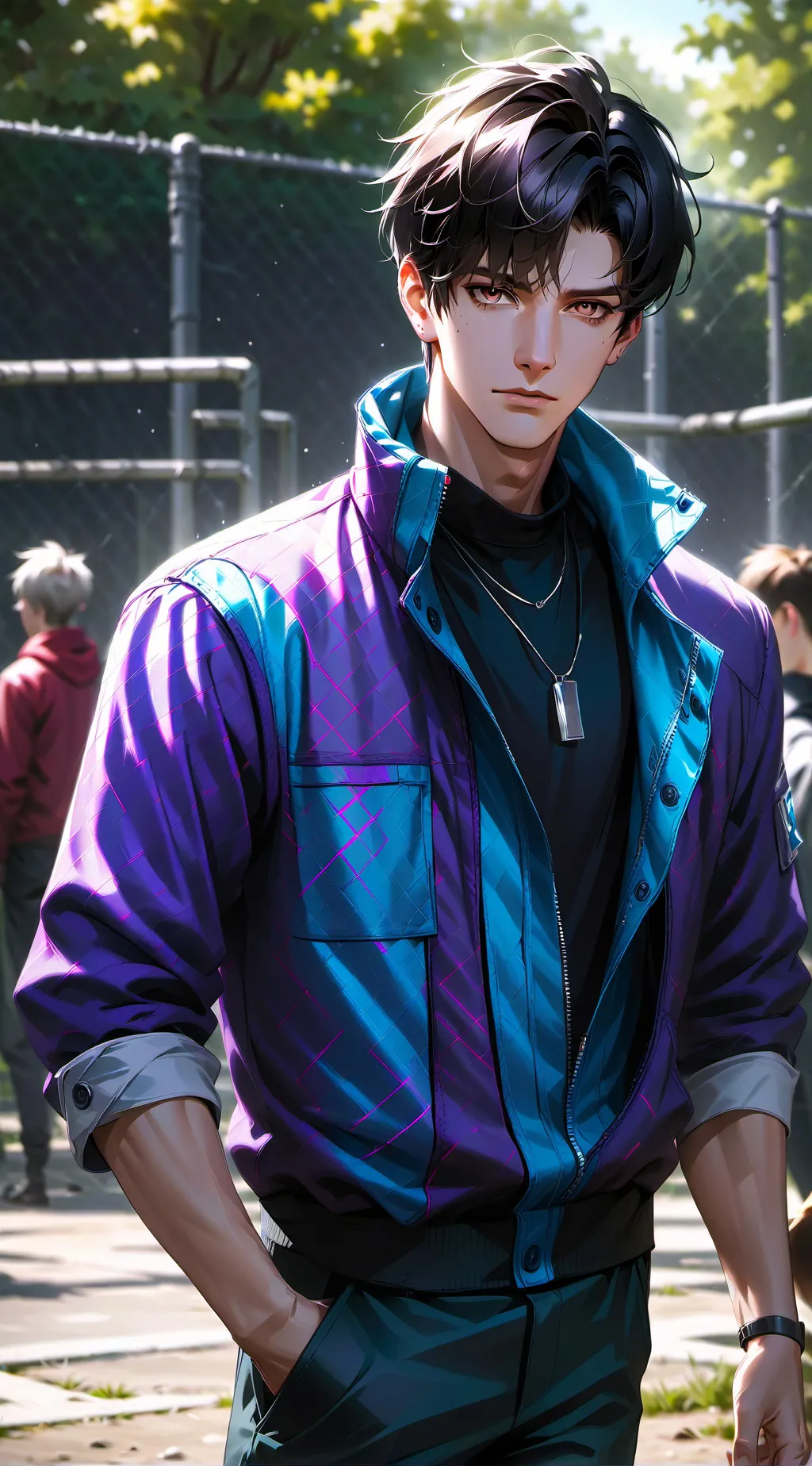 ai character: Evan background
