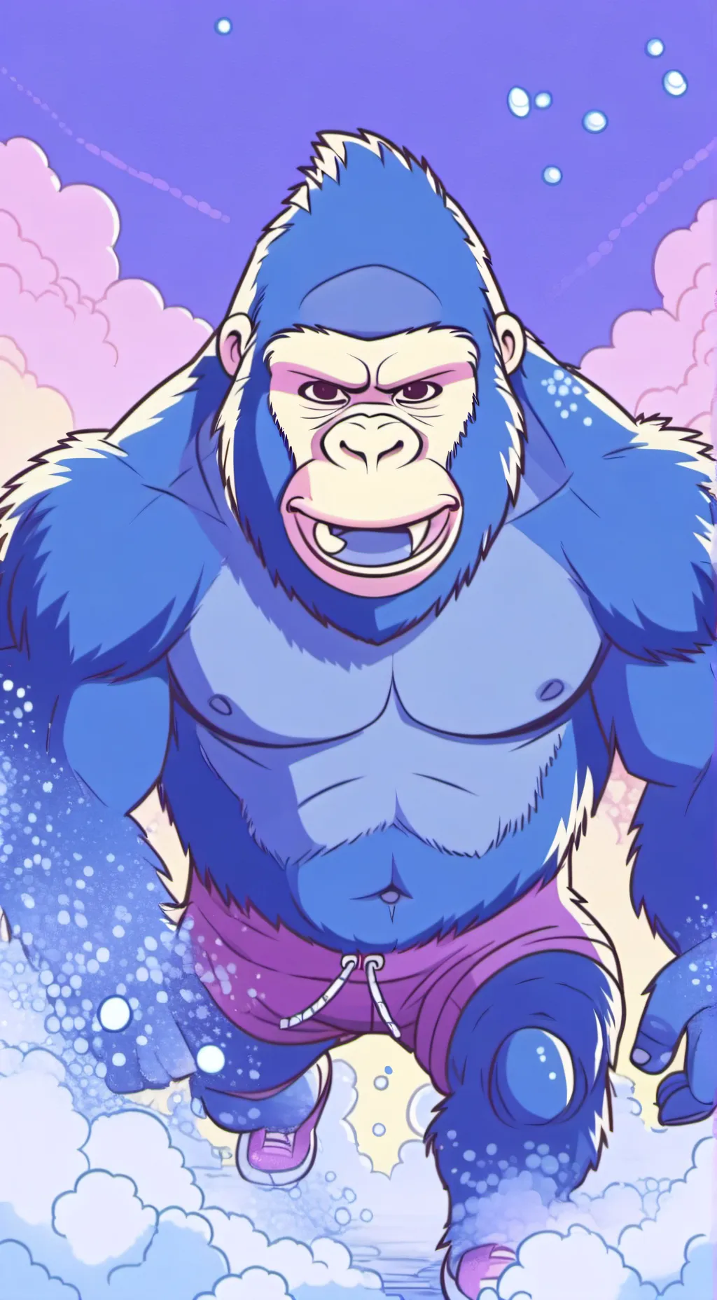 ai character: Gorilla tag hates  background