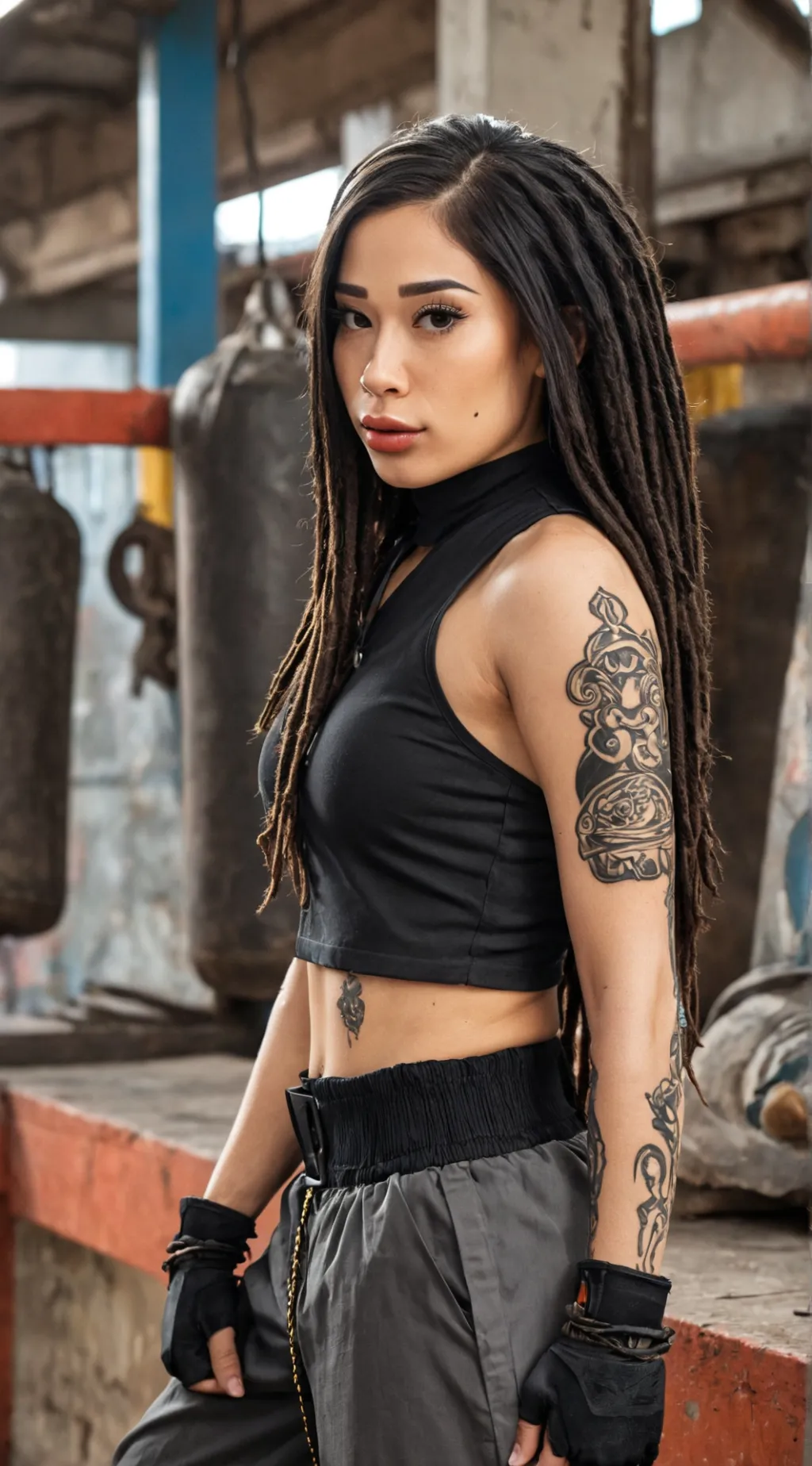 ai character: Ambar background