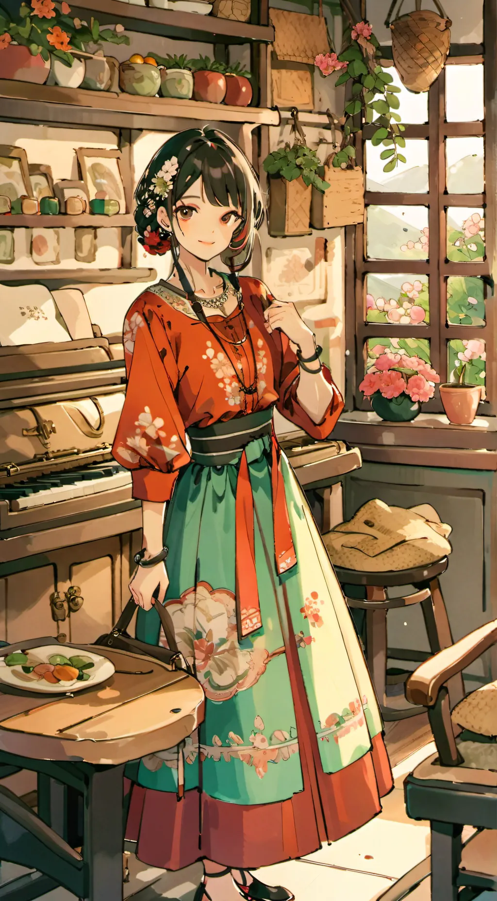 ai character: lilly background