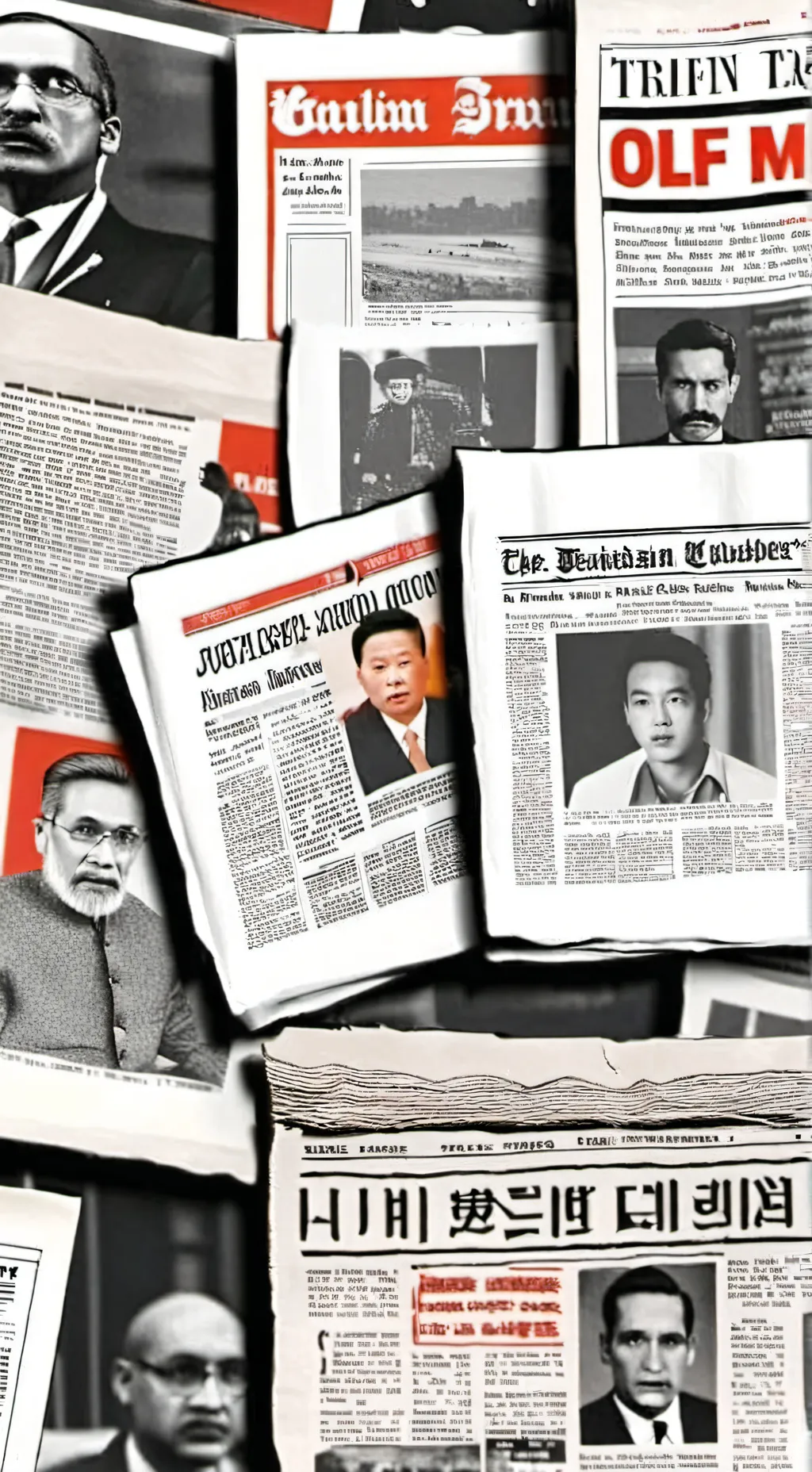 ai character: NEWS + 🗞 background