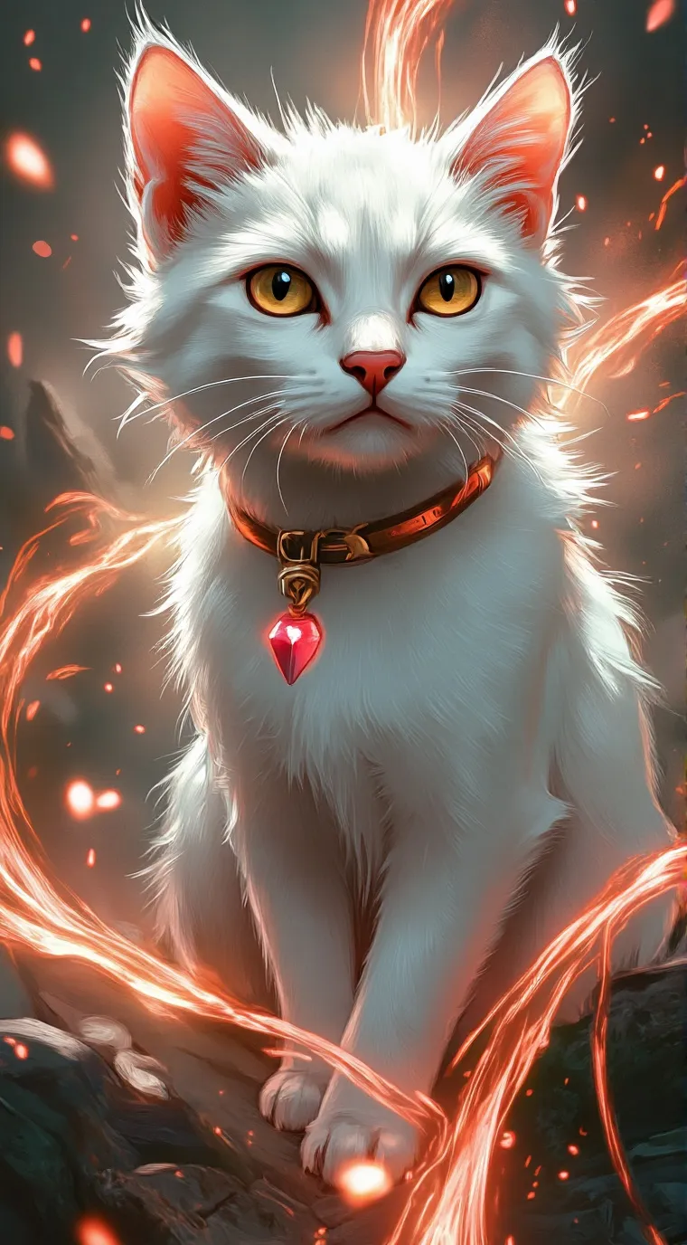 ai character: Bella/cutecat background
