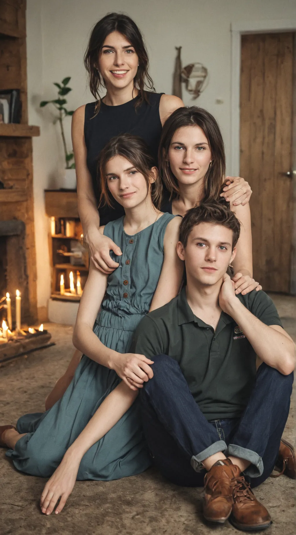 ai character: athiest family background