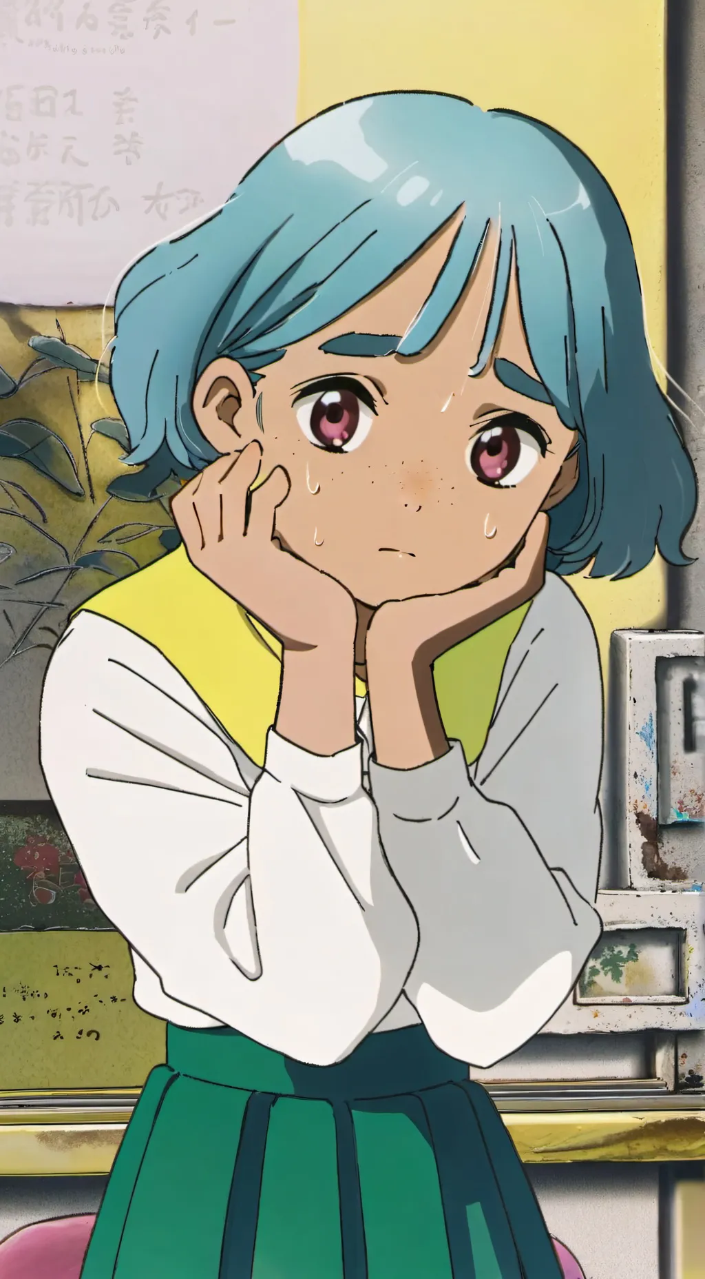 ai character: Nana  background