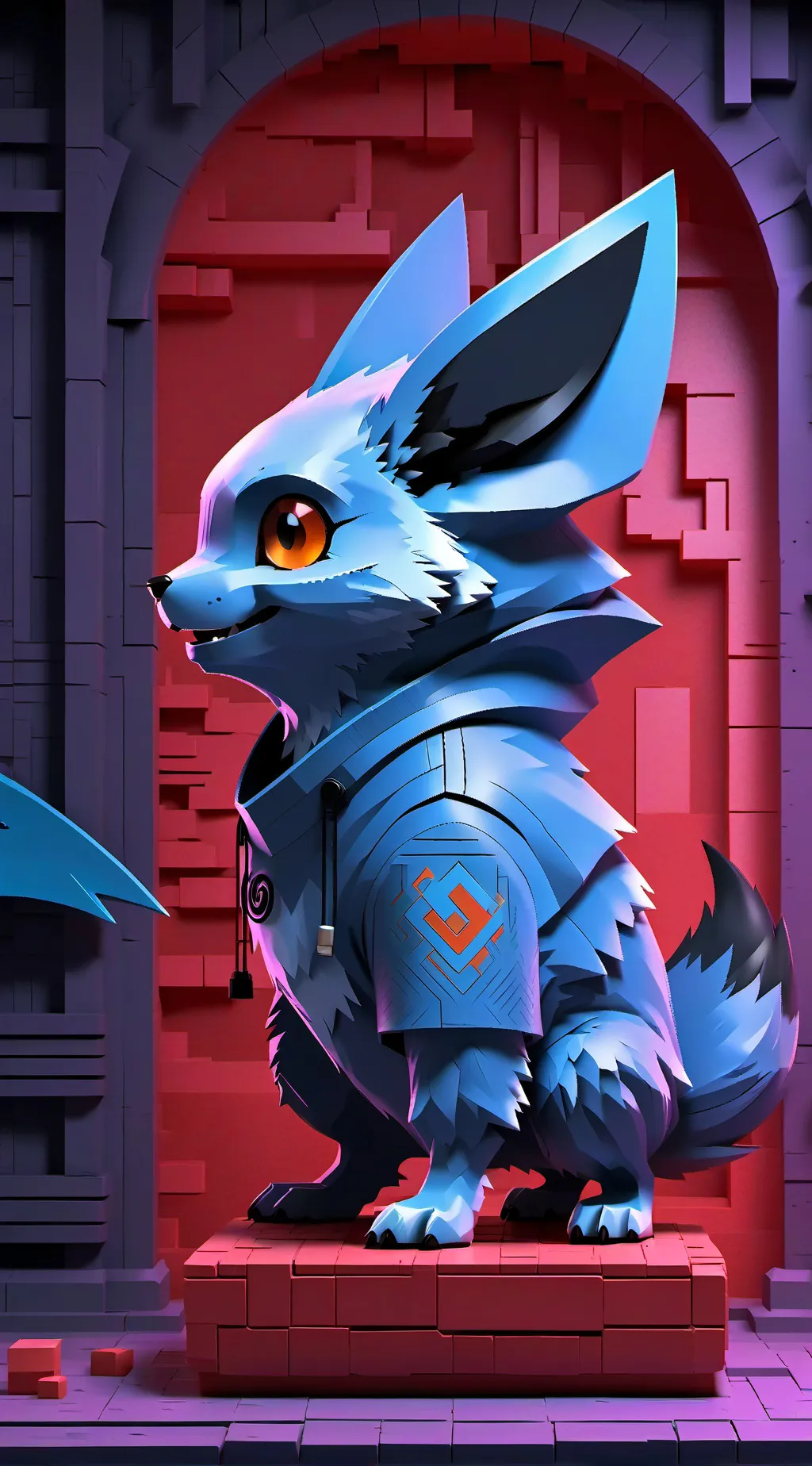 ai character: sprit animal background