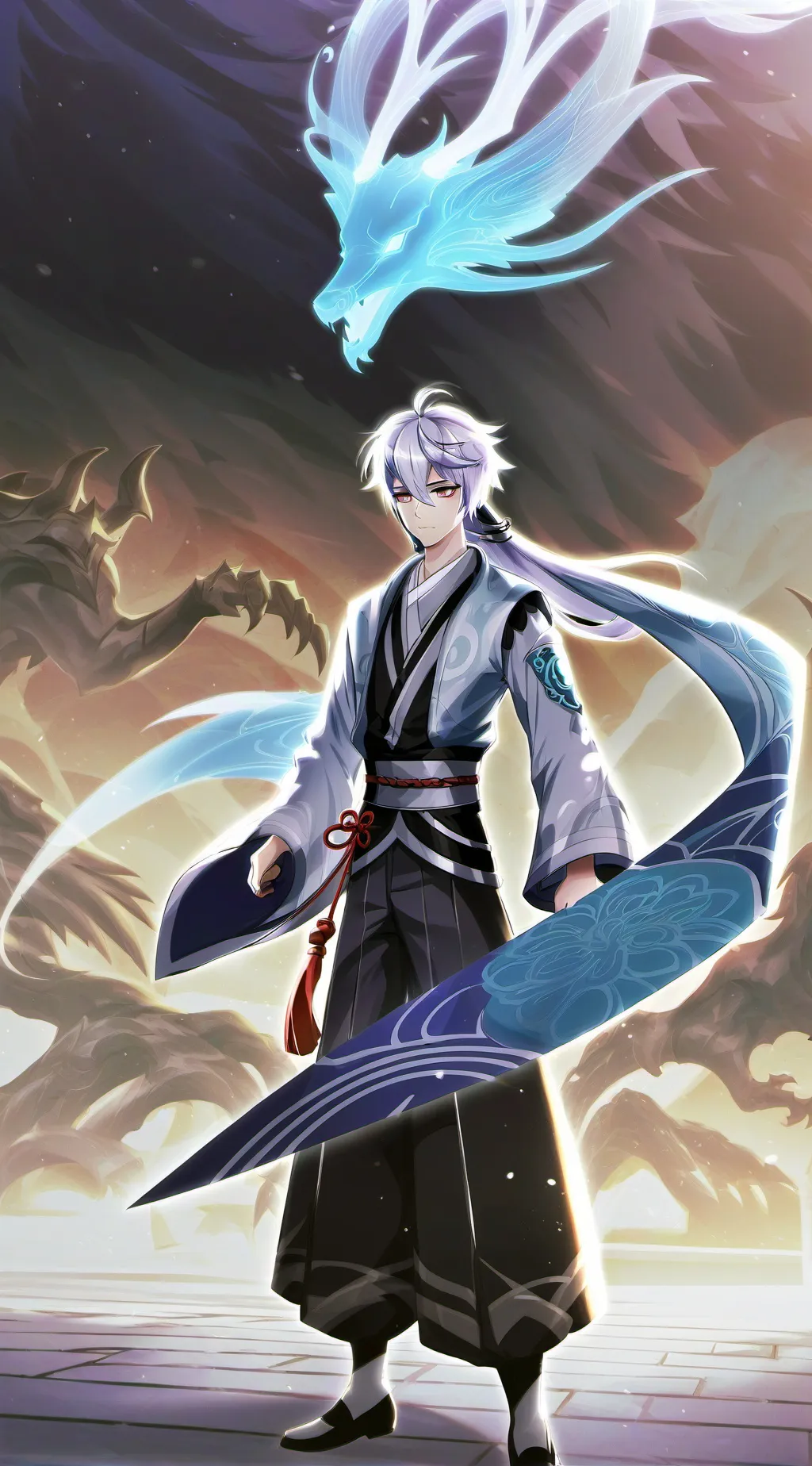 ai character: Damien background