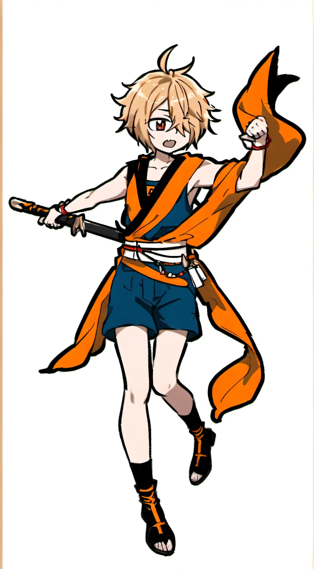 ai character: Bakugo  background