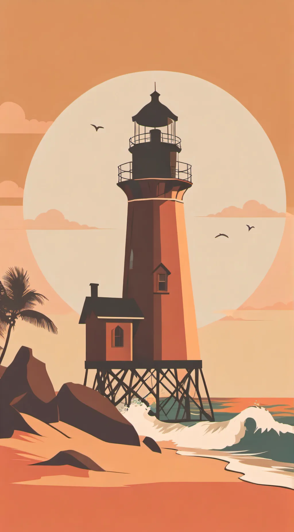 ai character: FPE Beach Day background