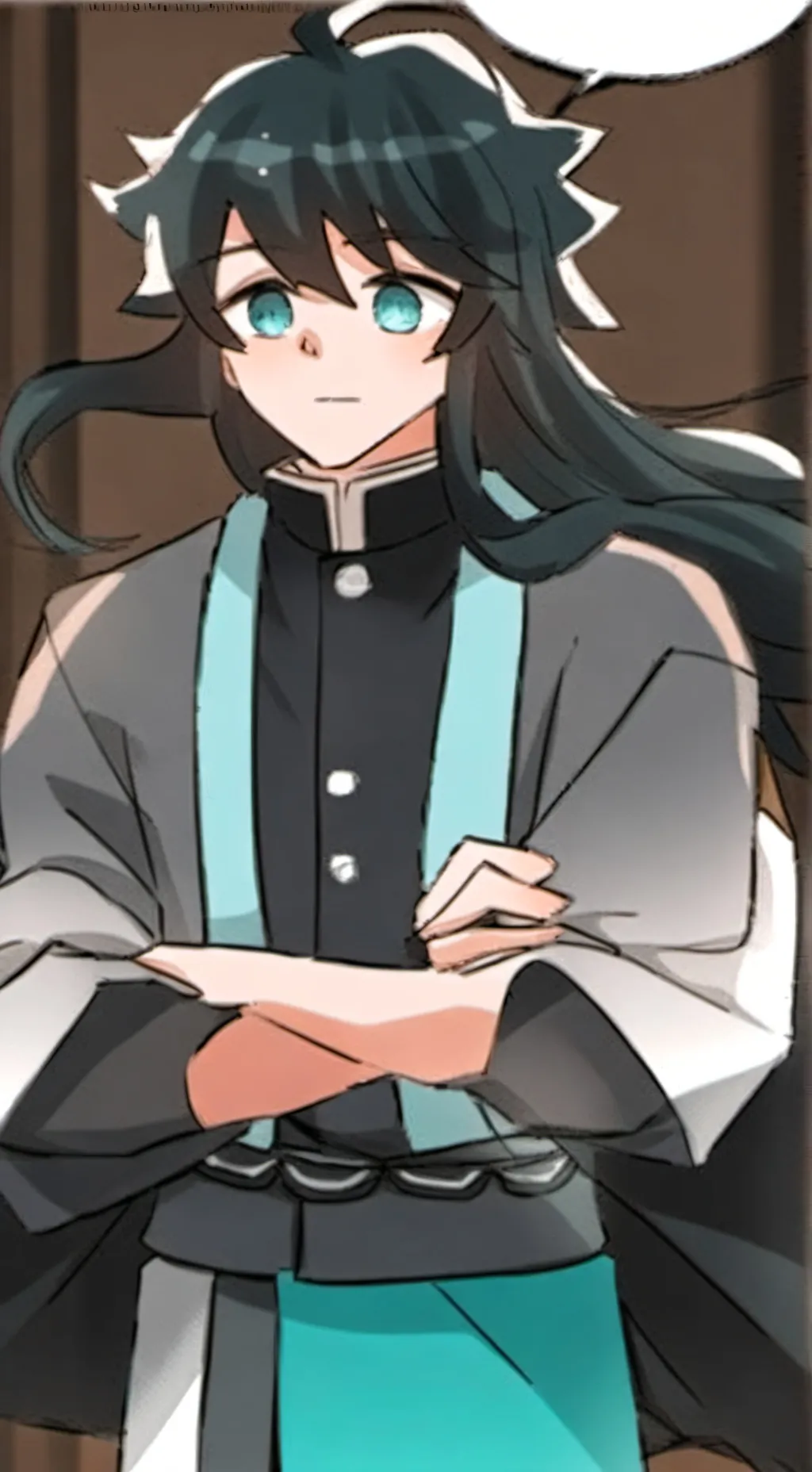 ai character: kny Overload  background