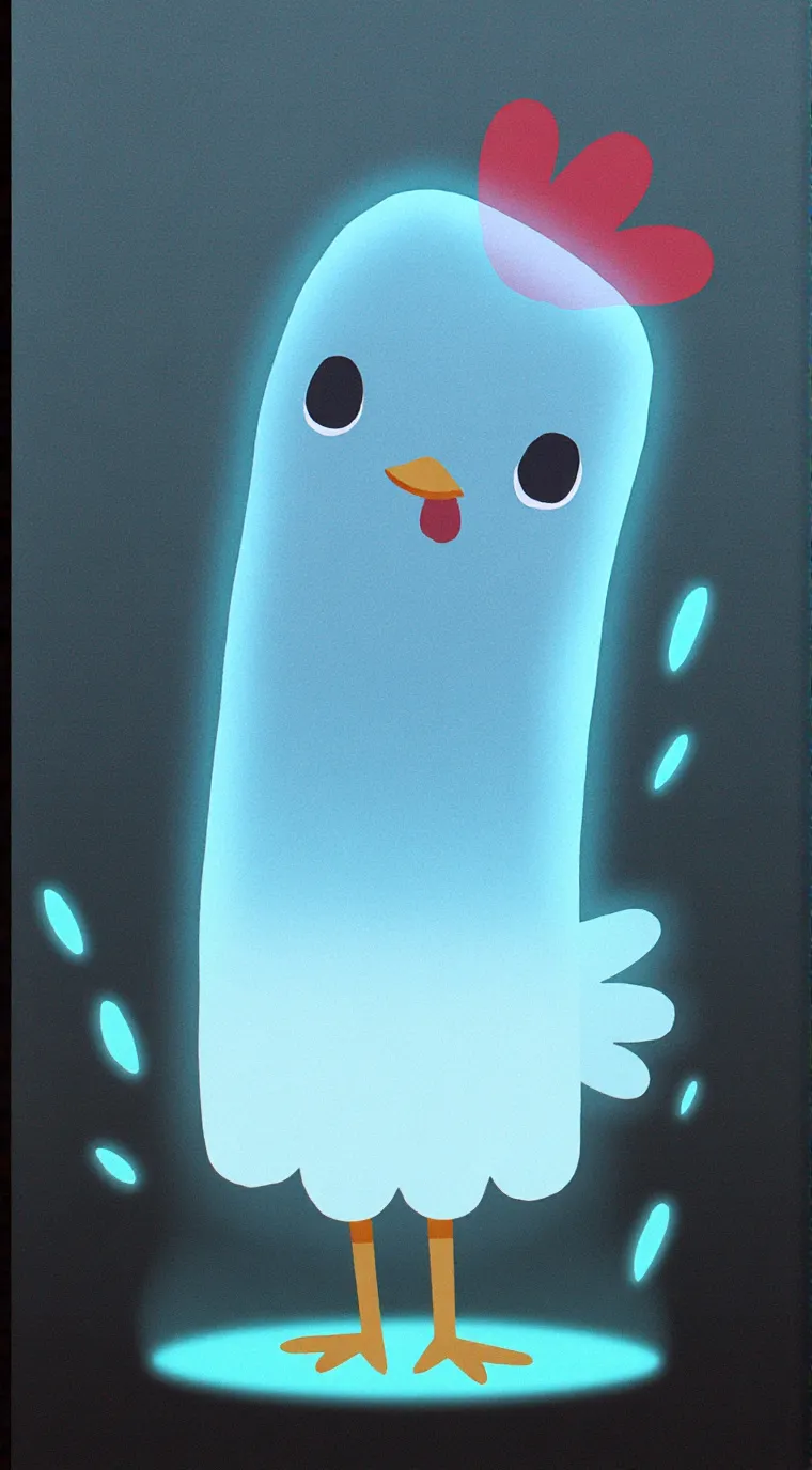 ai character: Chicken nugget background