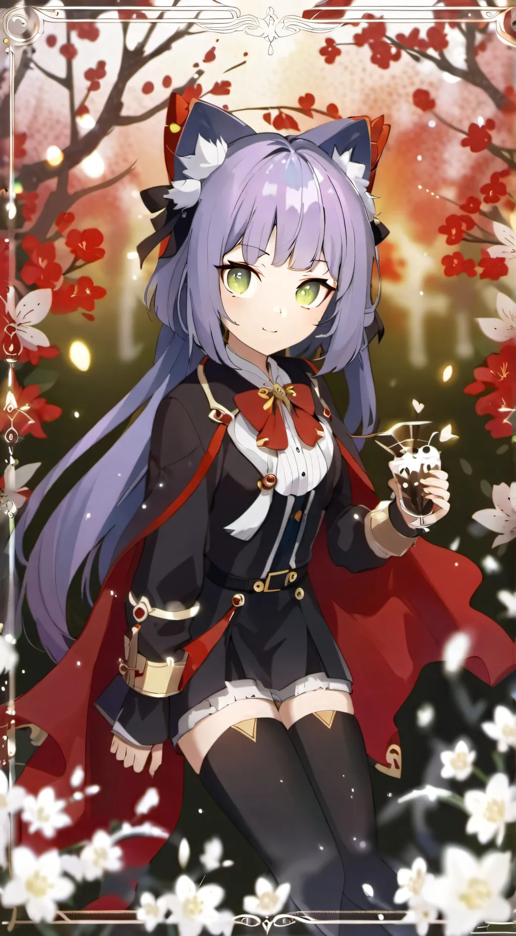 ai character: mha izi  background