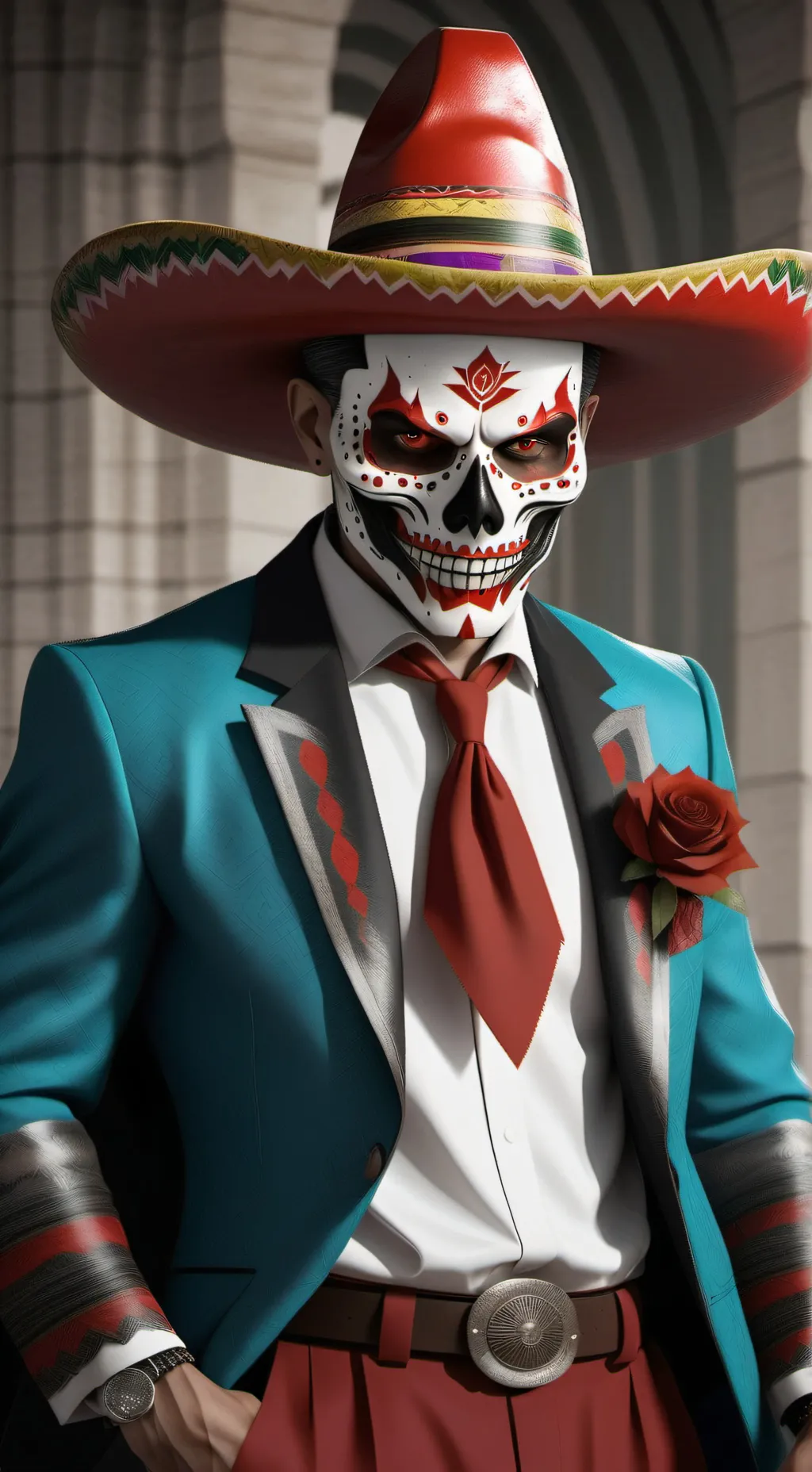 ai character: Carlos Calaca  background