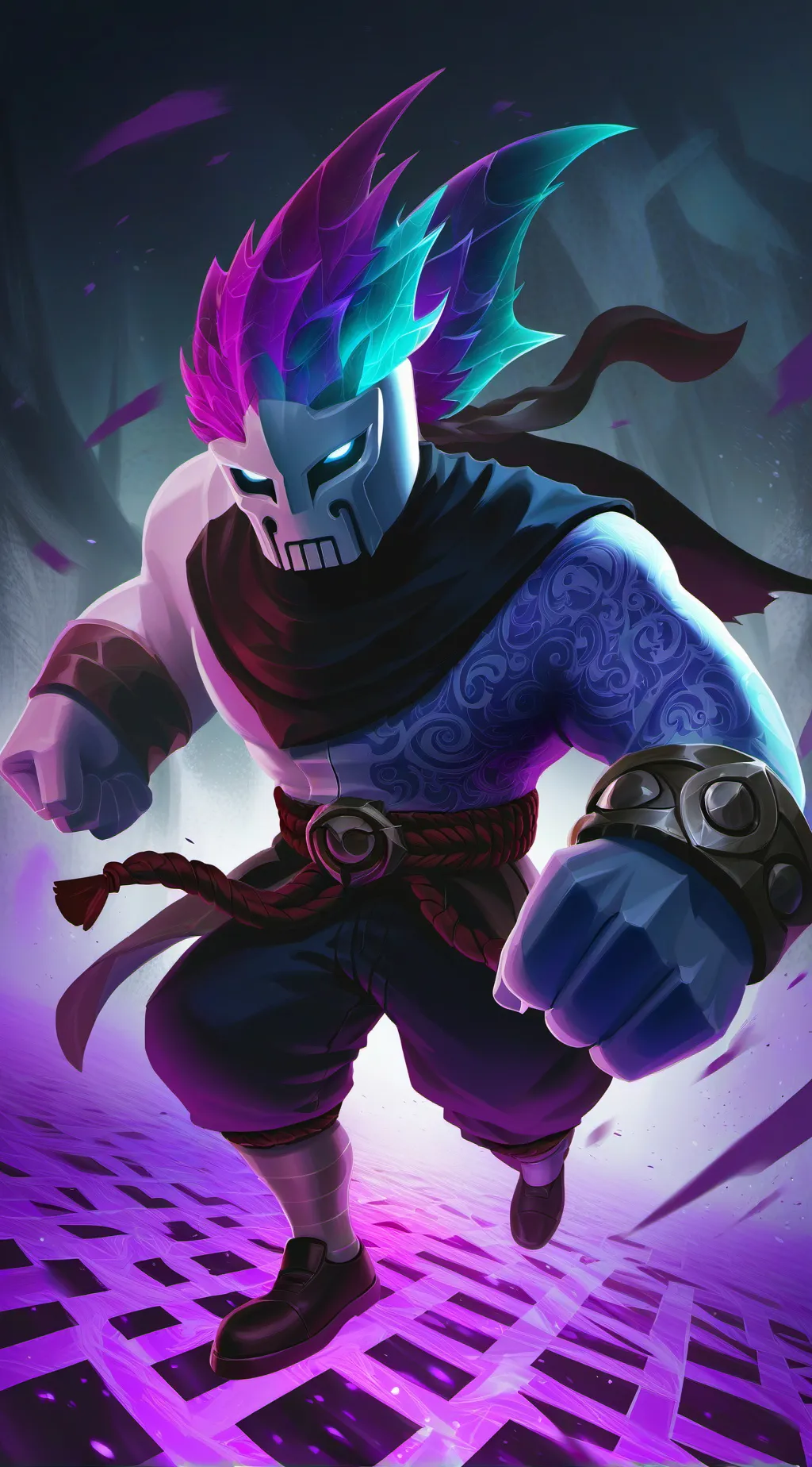 ai character: night  background