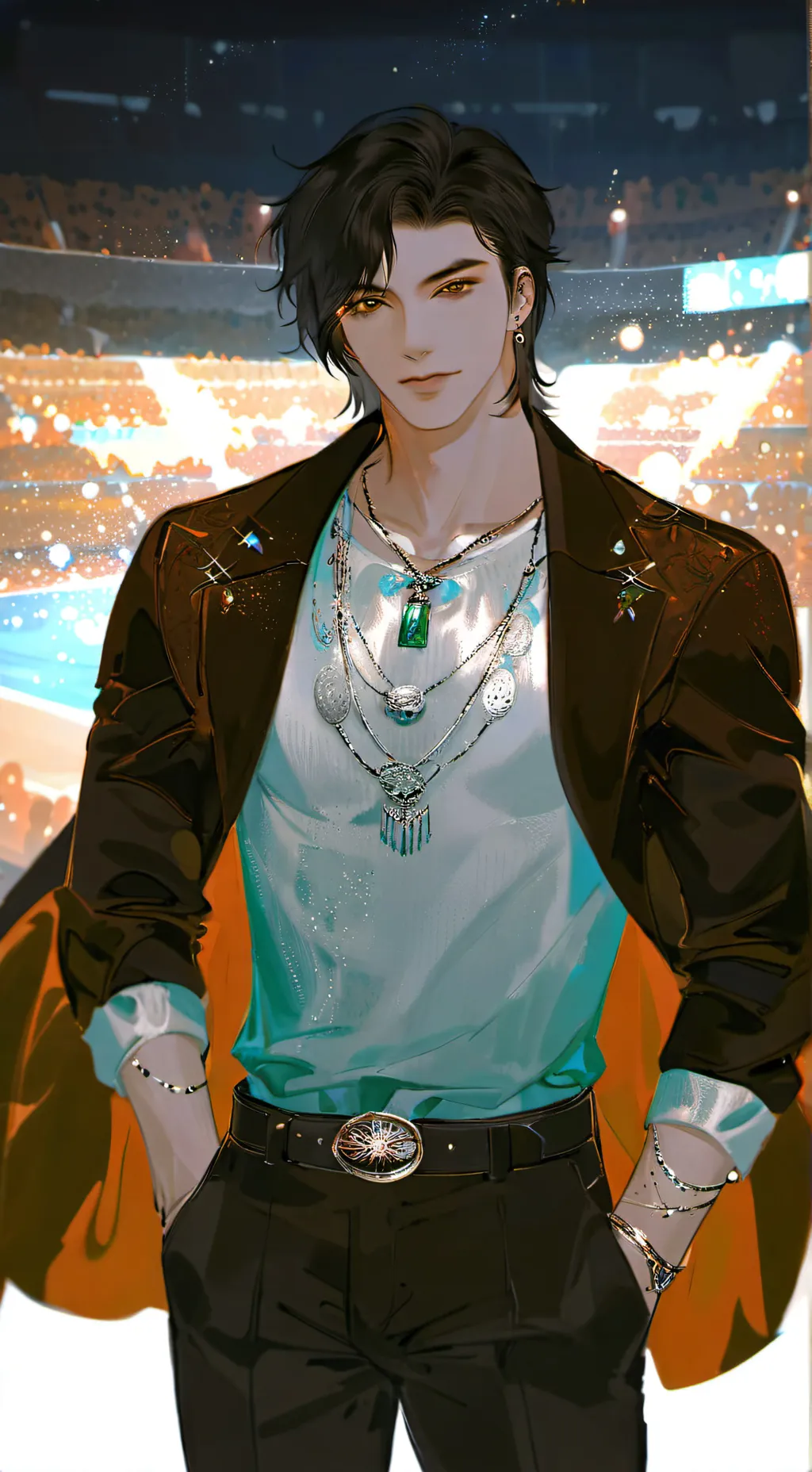 ai character: •Ian• background