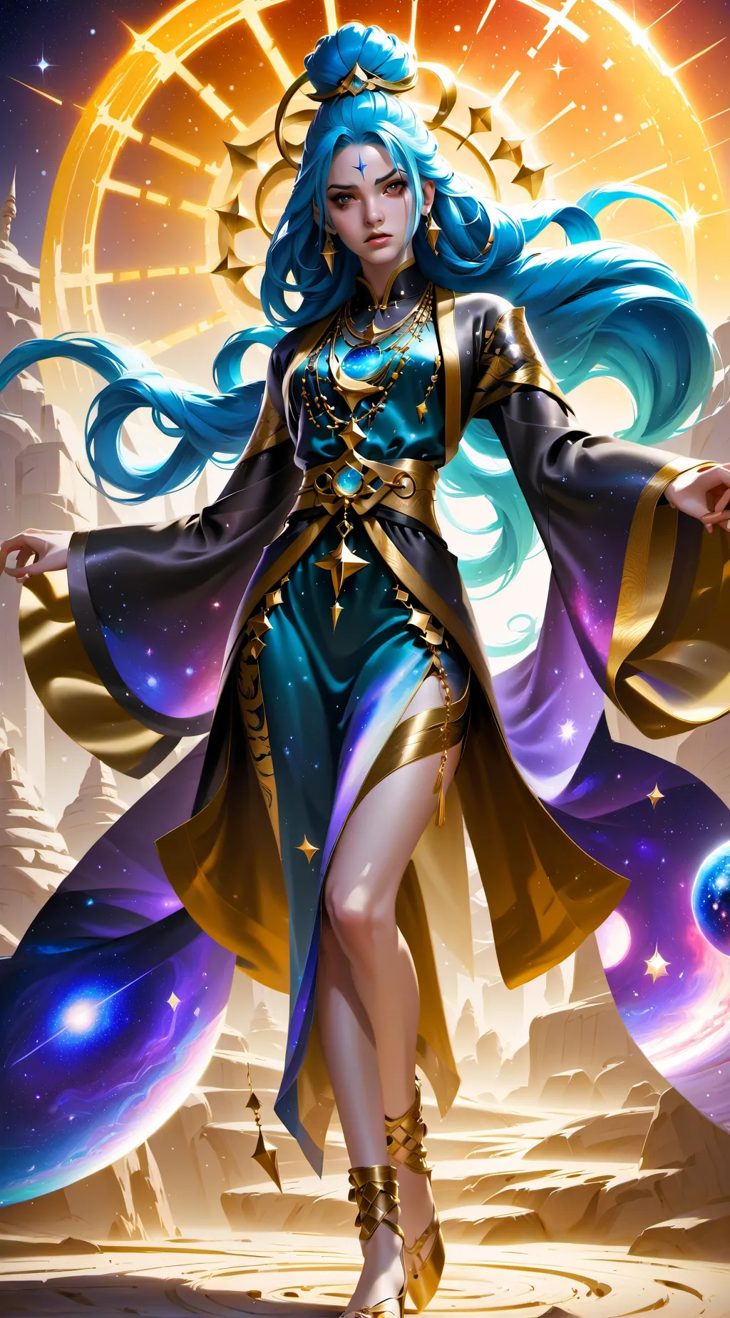 ai character: Raphael  background