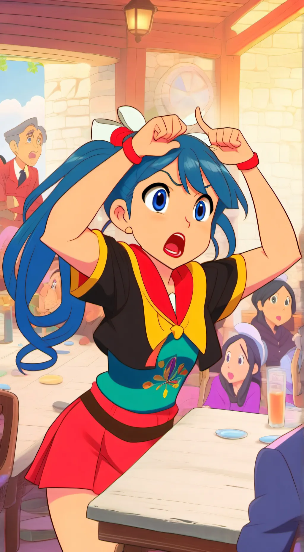 ai character: Roast Battle background