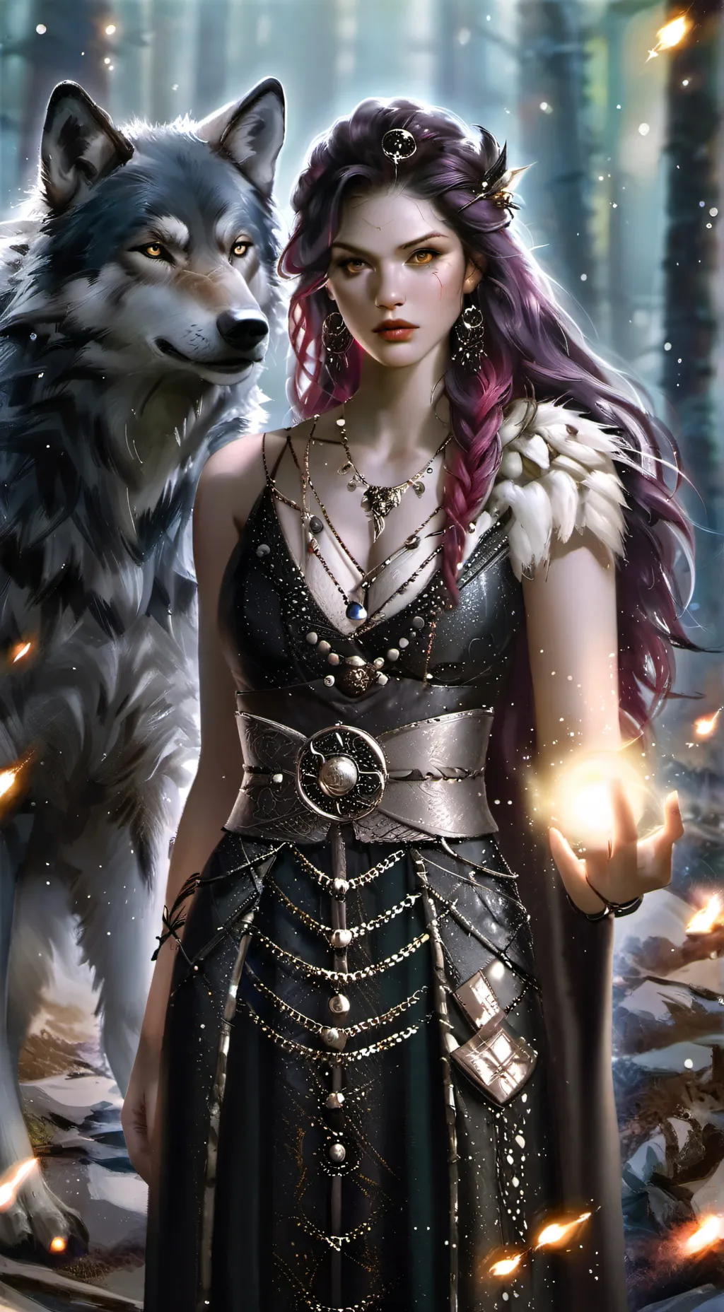 ai character: Lyra background