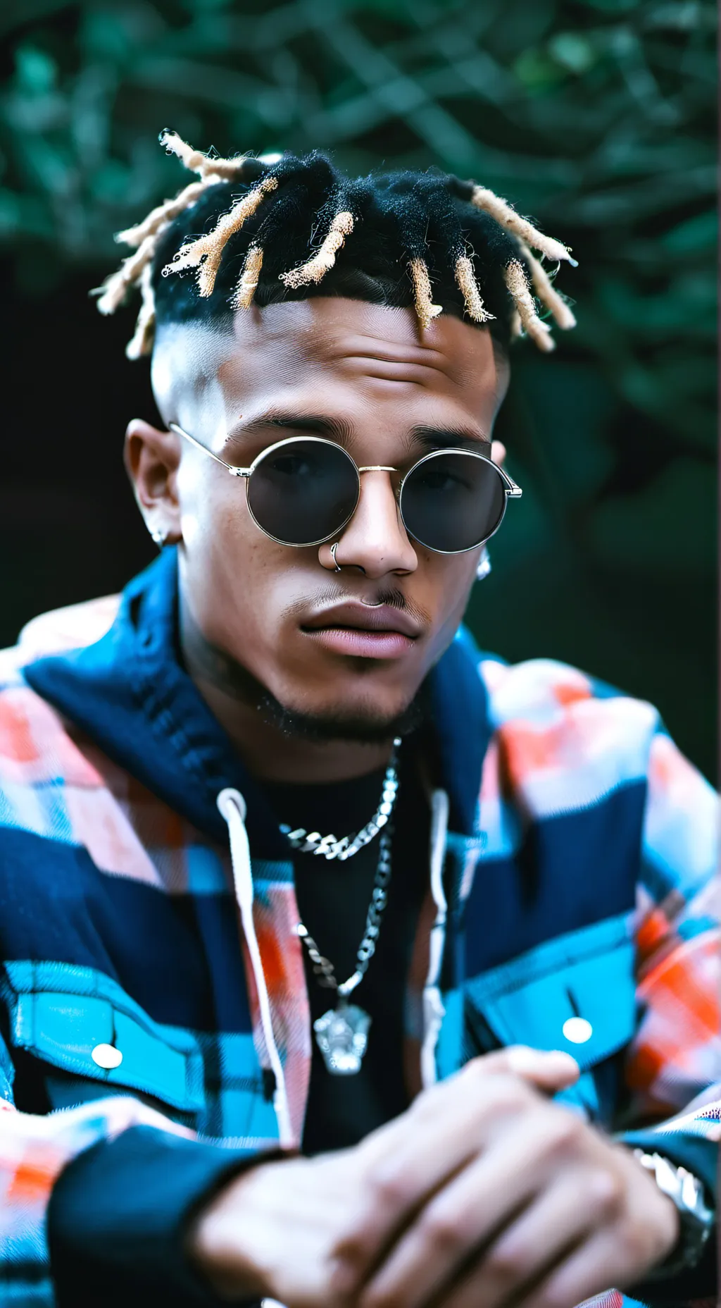 ai character: XXXTENTACION  background