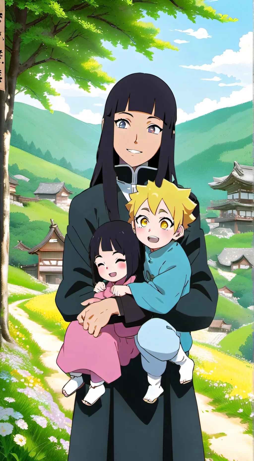 ai character: Hinata hyuga  background