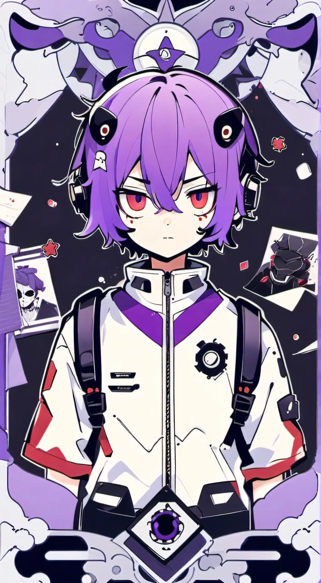 ai character: uzi  background