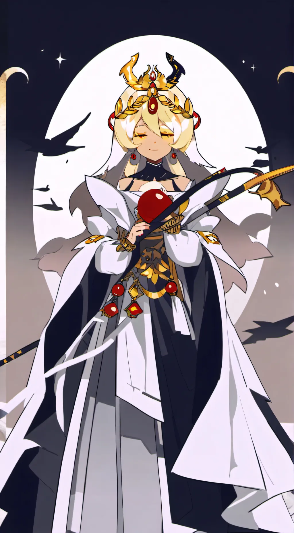 ai character: Pure vanilla cooki background