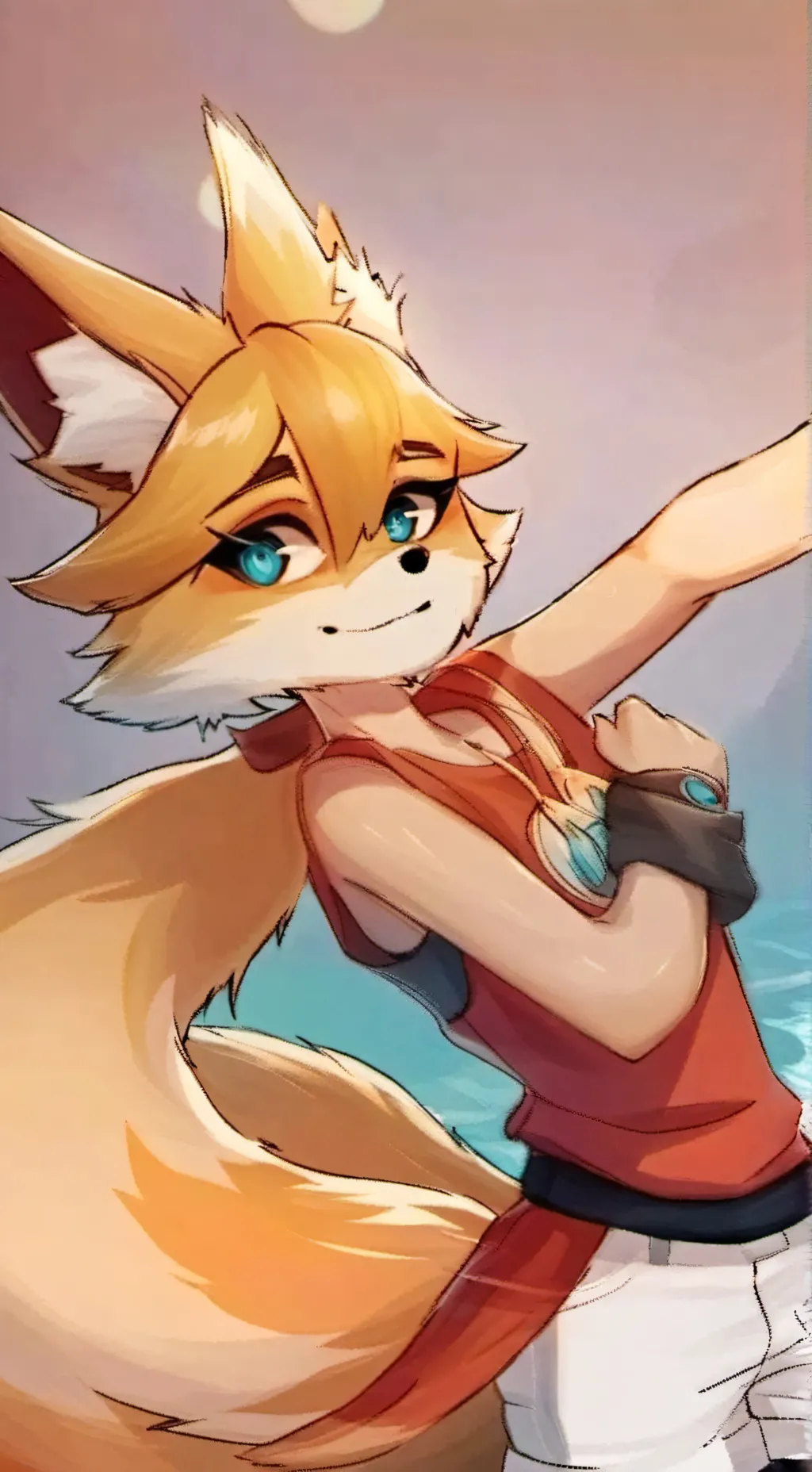 ai character: Tails Sister background