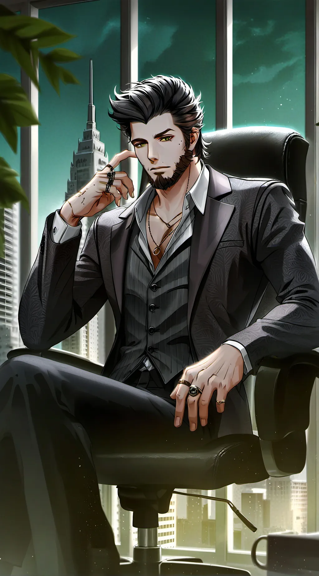 ai character: Sebastian background