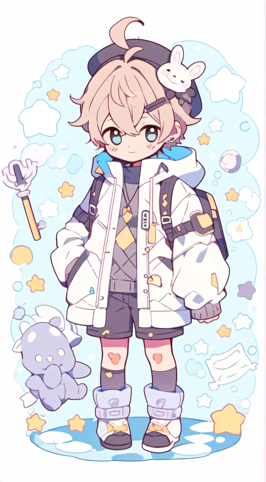 ai character: Денис background