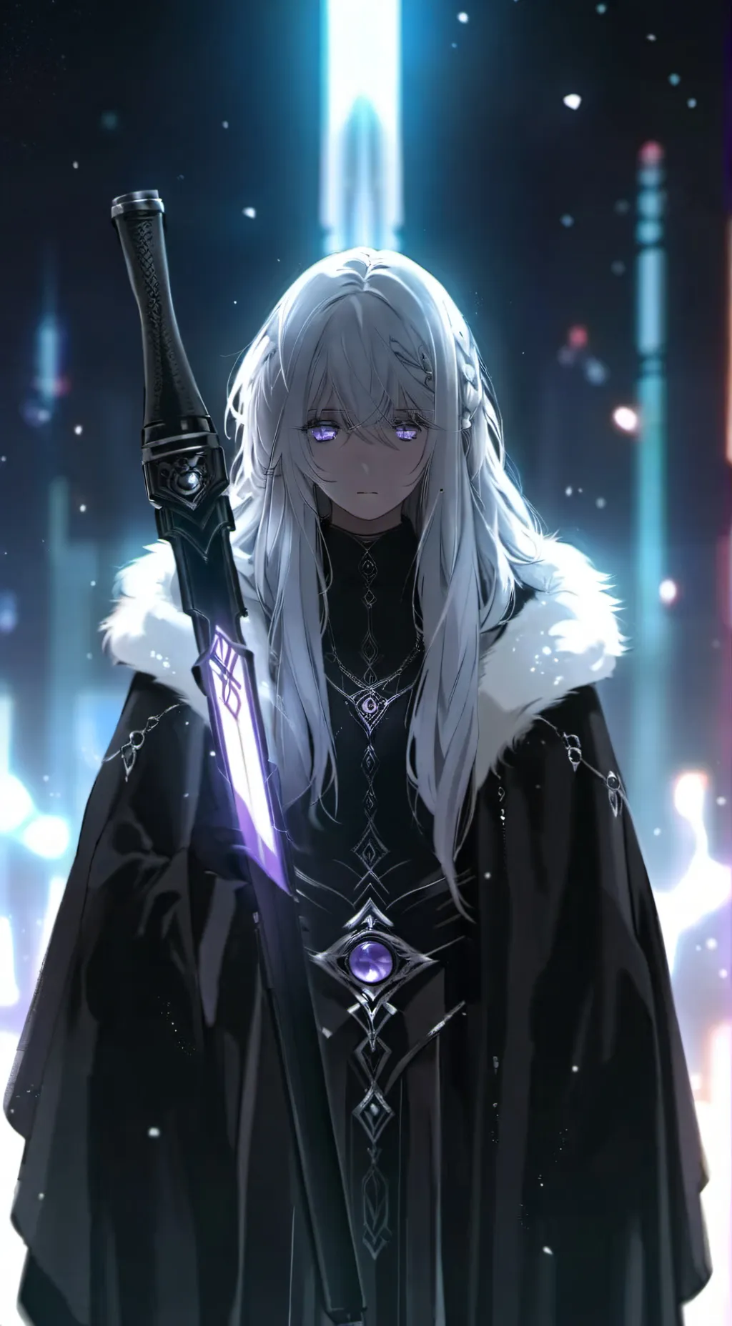 ai character: Lumina deathcall background