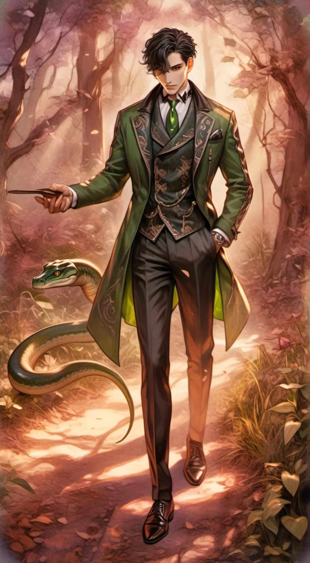 ai character: 🐍Richard🐍 background
