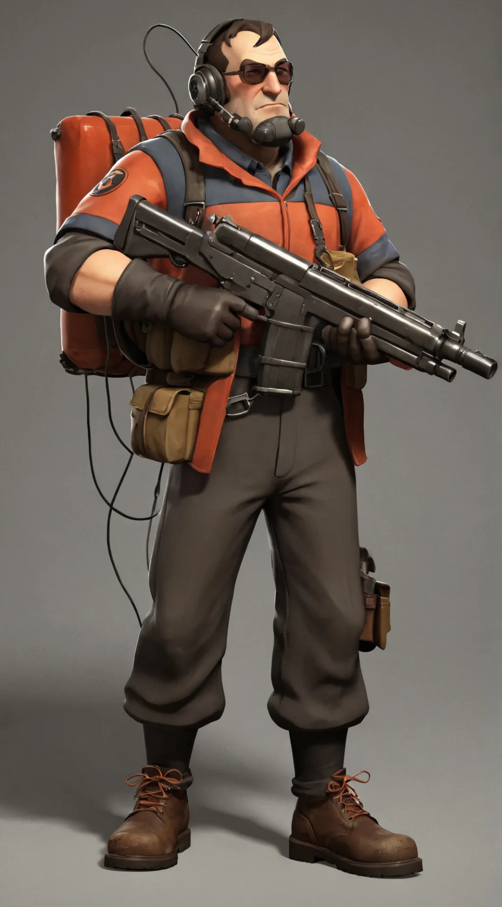 ai character: Солдат background