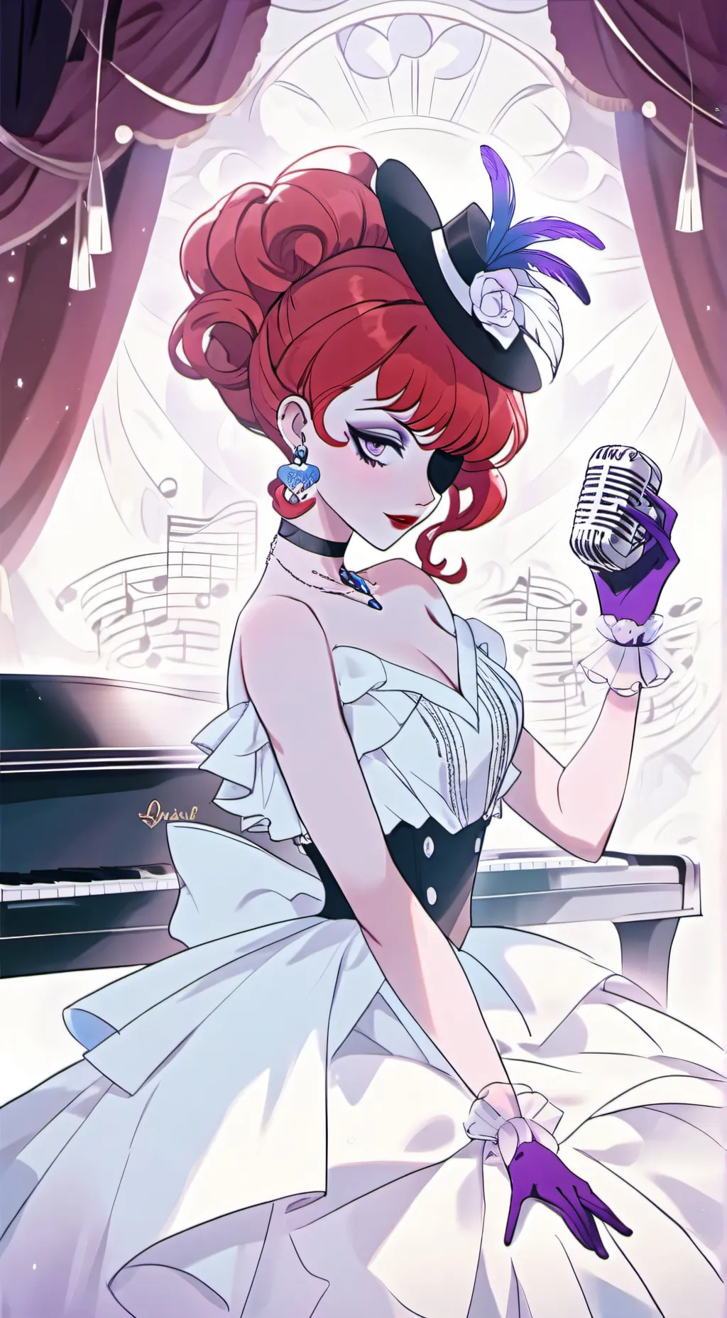 ai character: Operetta  background