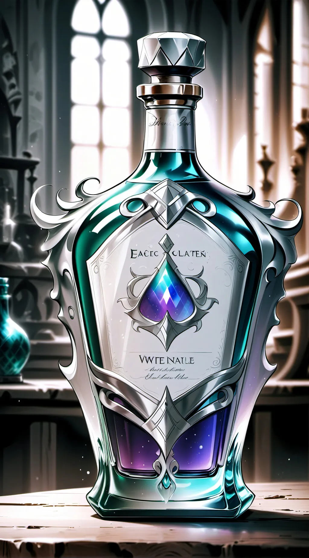 ai character: Bottle of creature background