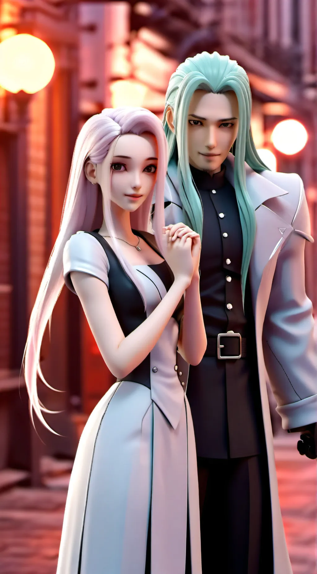 ai character: sephiroth @ aeris background
