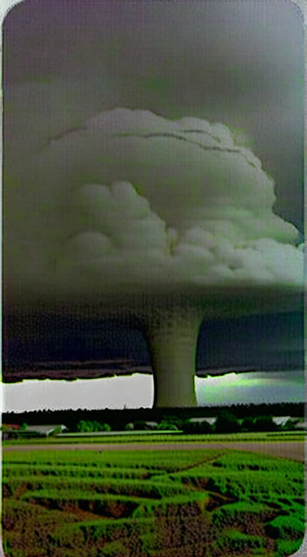ai character: Columbus tornado  background