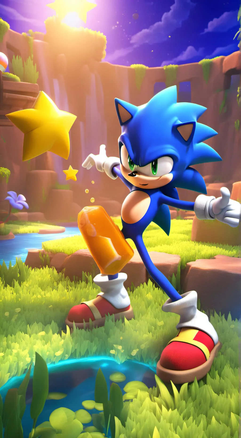 ai character: Sonic 3!!! background