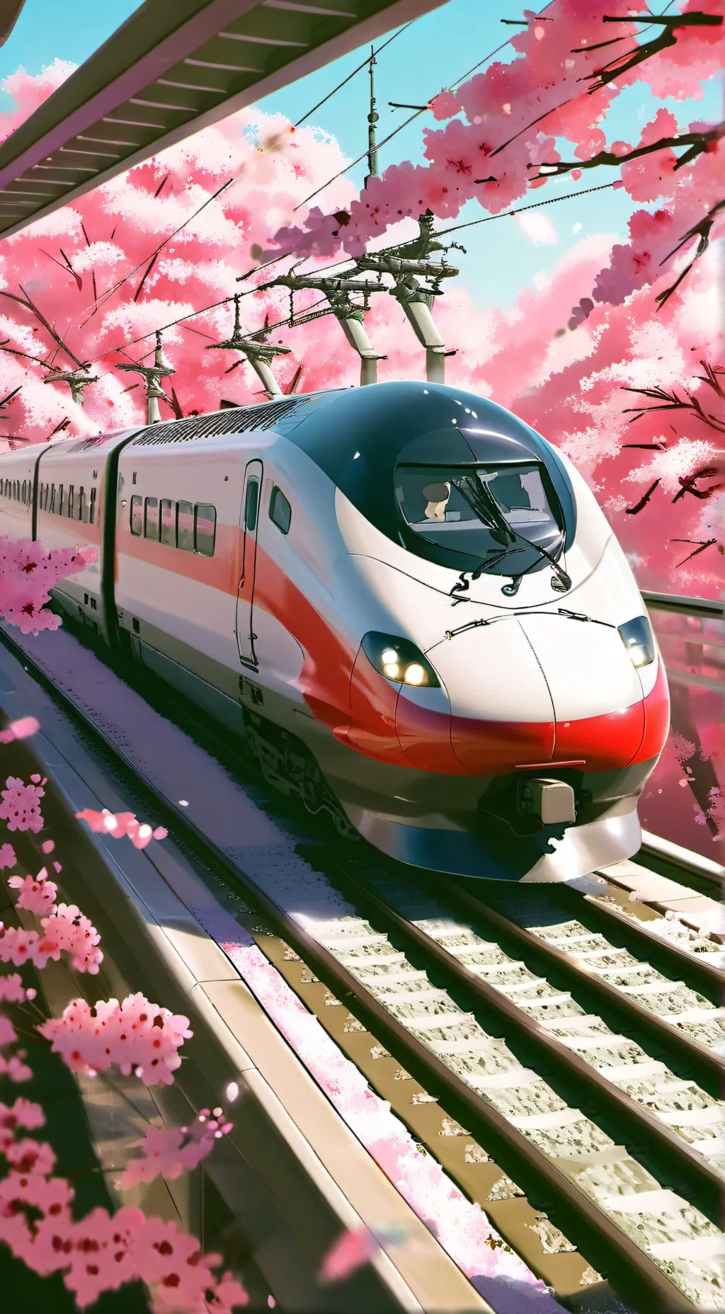 ai character: MHA shinkansen background