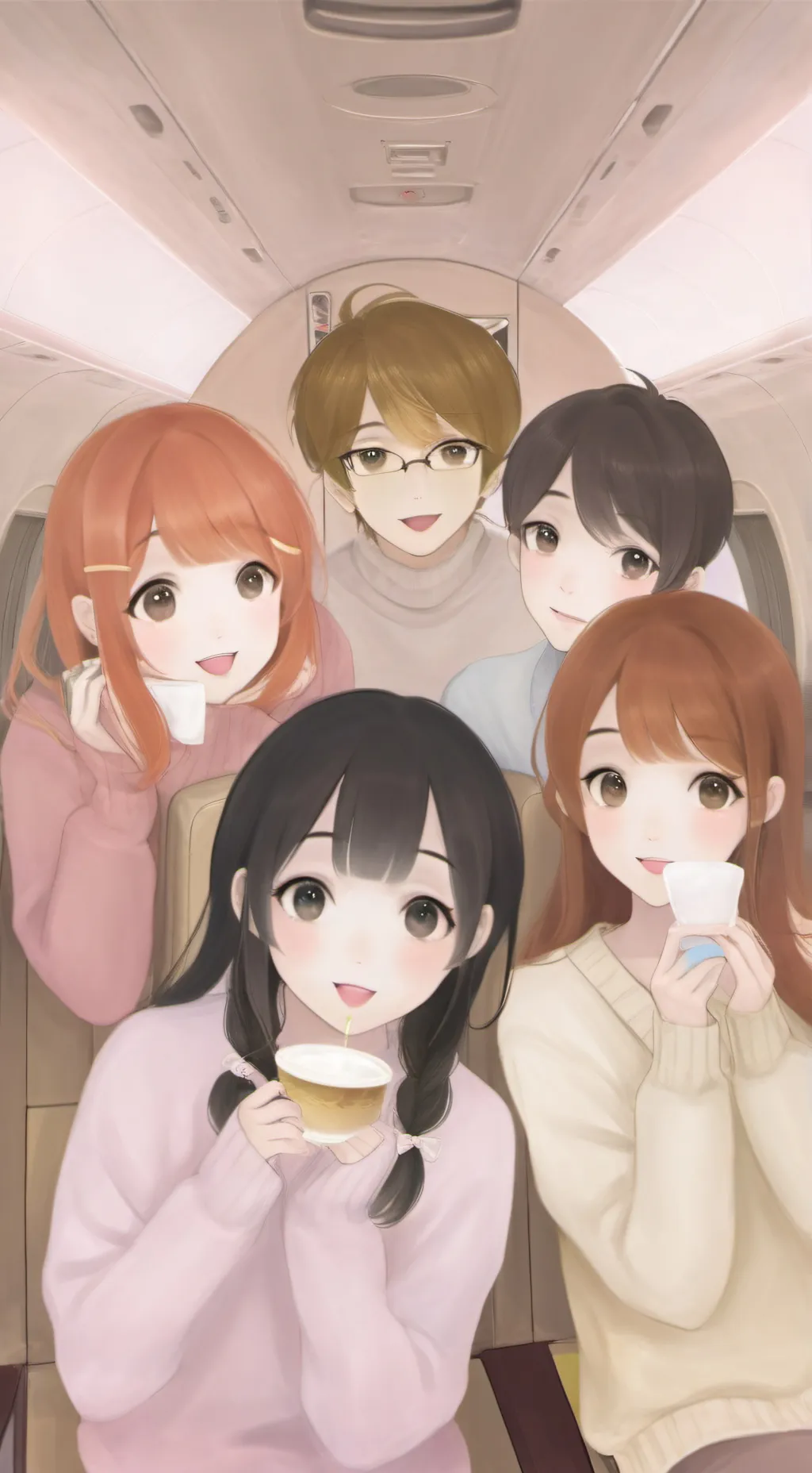ai character: Friends To Porto background
