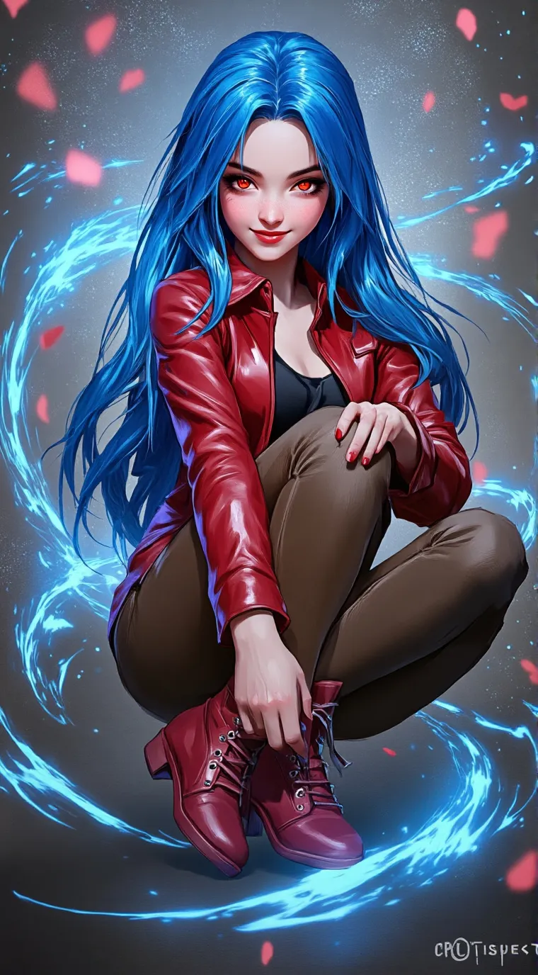ai character: Samuru Art background