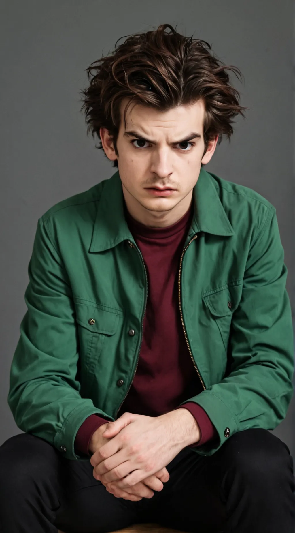ai character: Andrew Garfield background