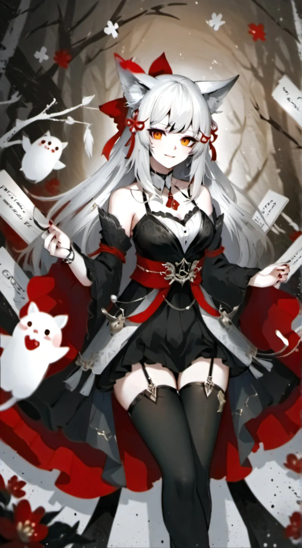 ai character: MEOW background