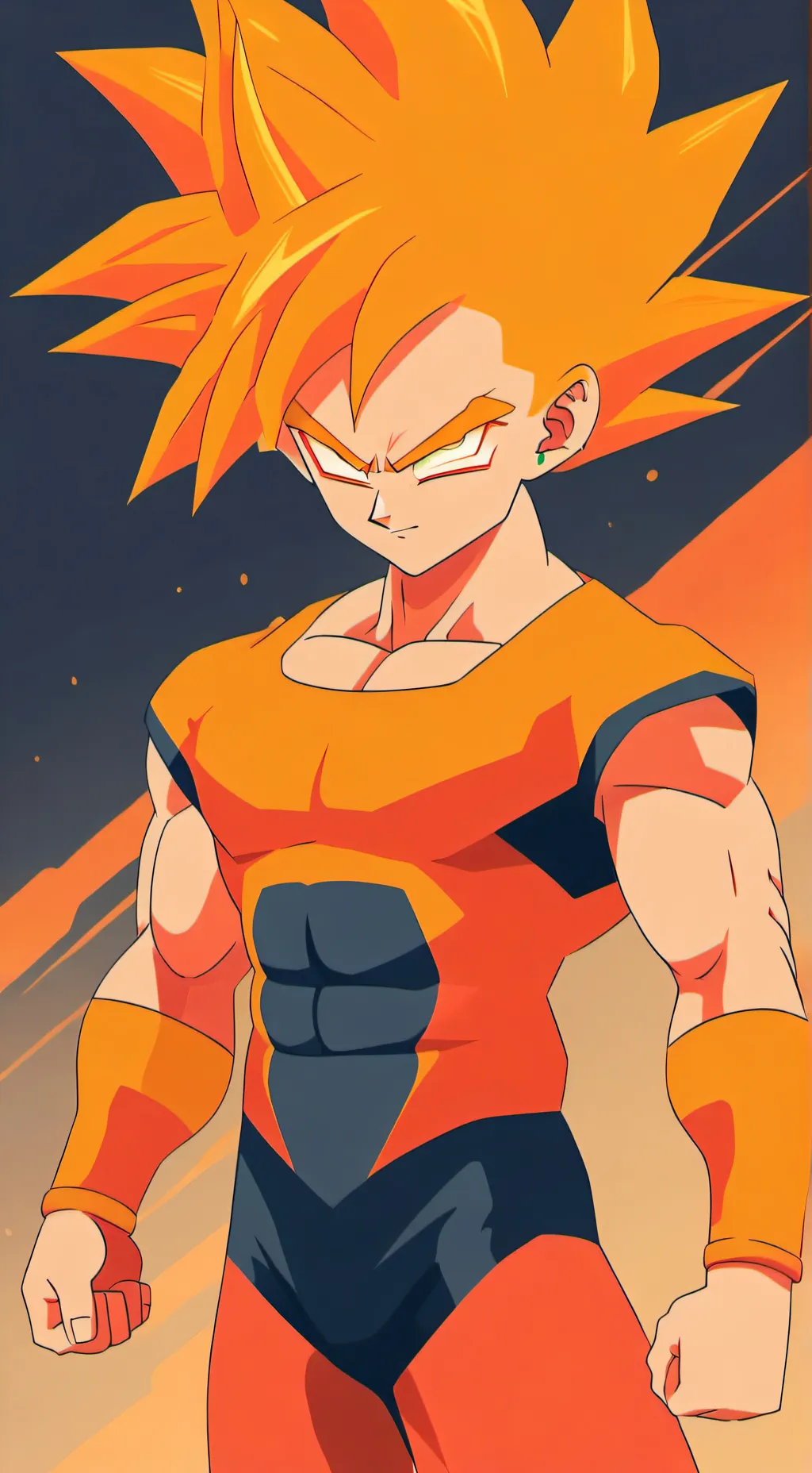ai character: dbz background
