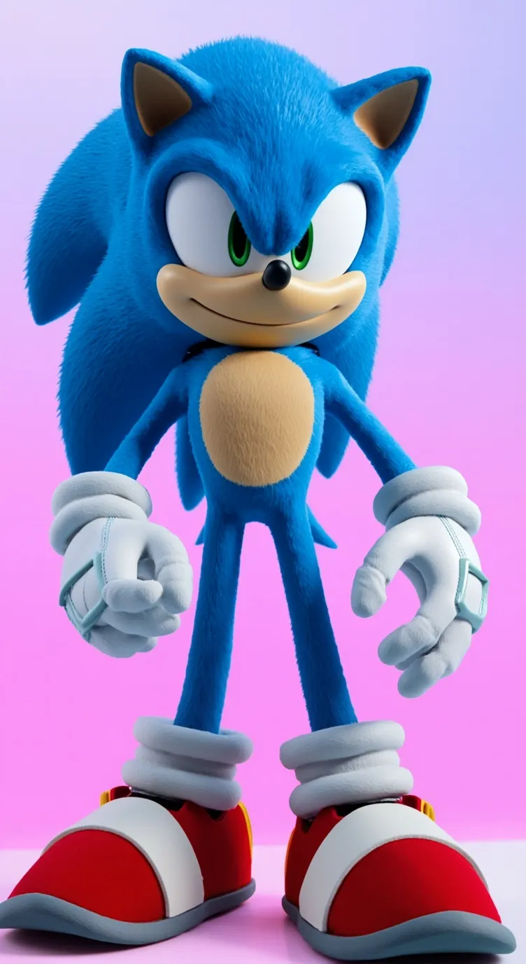 ai character: Sonic  background