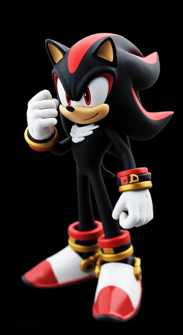 ai character: shadow background